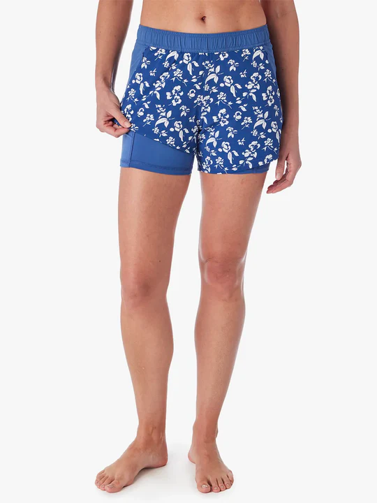 Corliss Short Navy Floral print