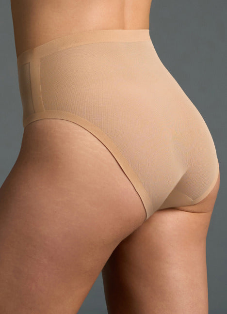 EBY nude high-waist seamless brief that disappears under clothes